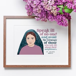 St. Jacinta Marto digital print | digital download | Catholic gift | Patron Saint | Our Lady of Fatima seer