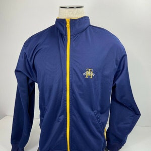 Vintage Tommy Hilfiger Track Jacket Blue 1990’s Spell Out Size L