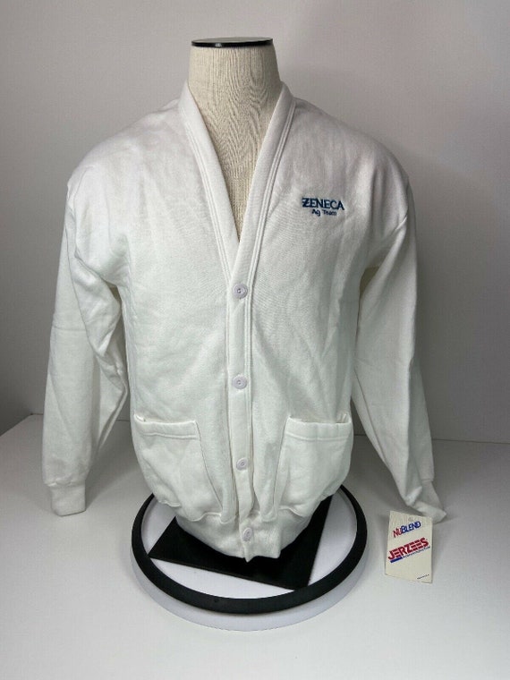 Vintage Jerzees Soft Cardigan Sweatshirt NuBlend O