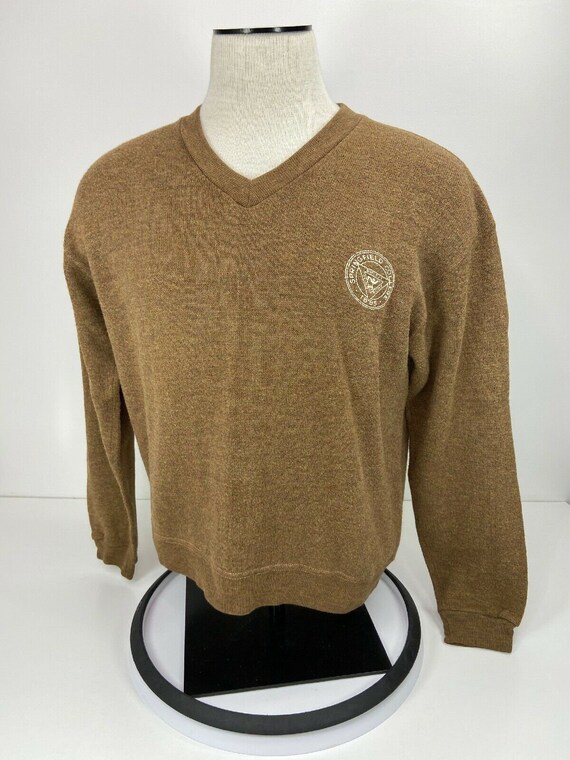 Vintage Champion Knitwear Springfield College V-ne
