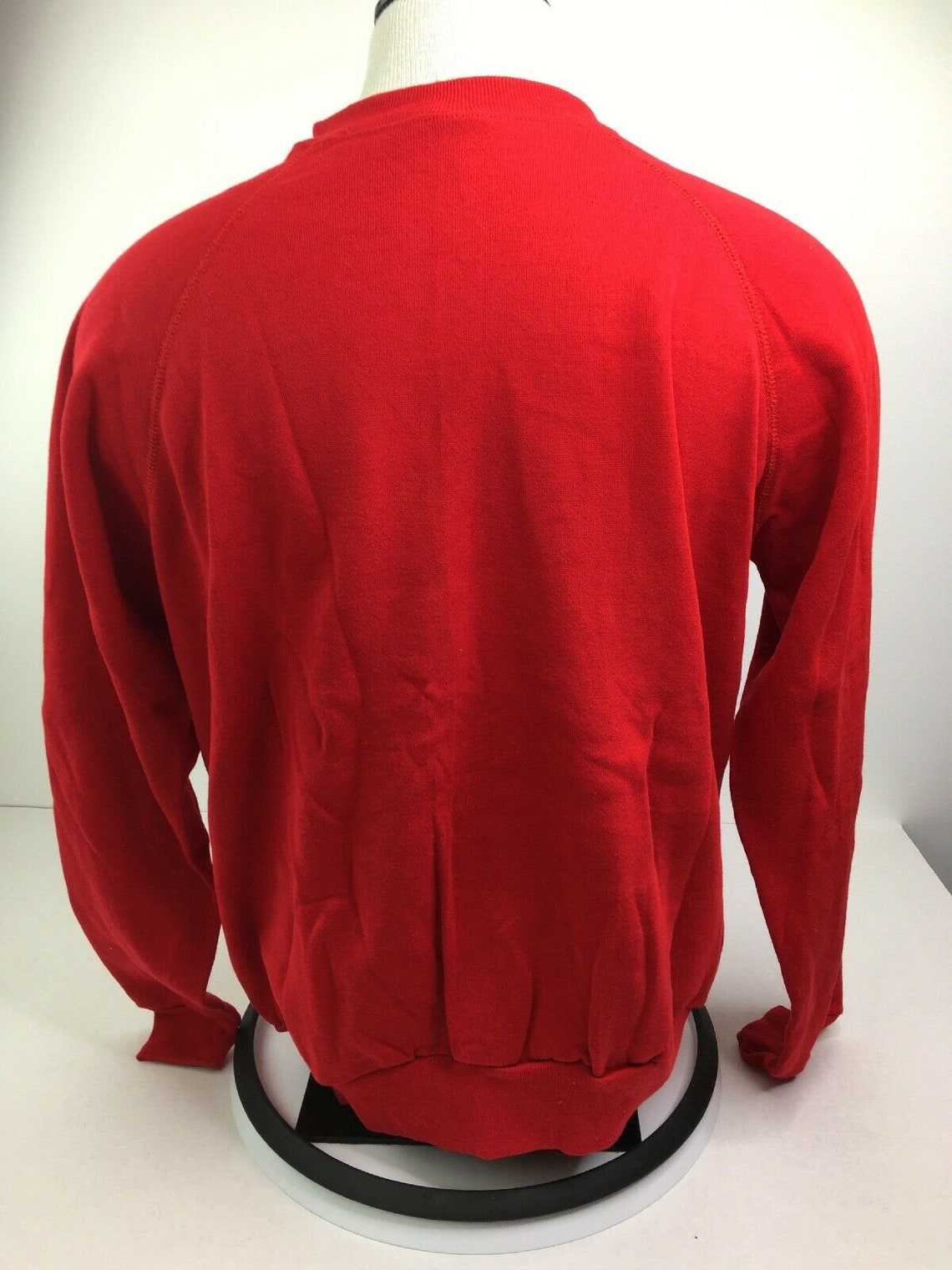 VTG Deadstock Tultex Mens Solid Red Crewneck Sweatshirt Long - Etsy