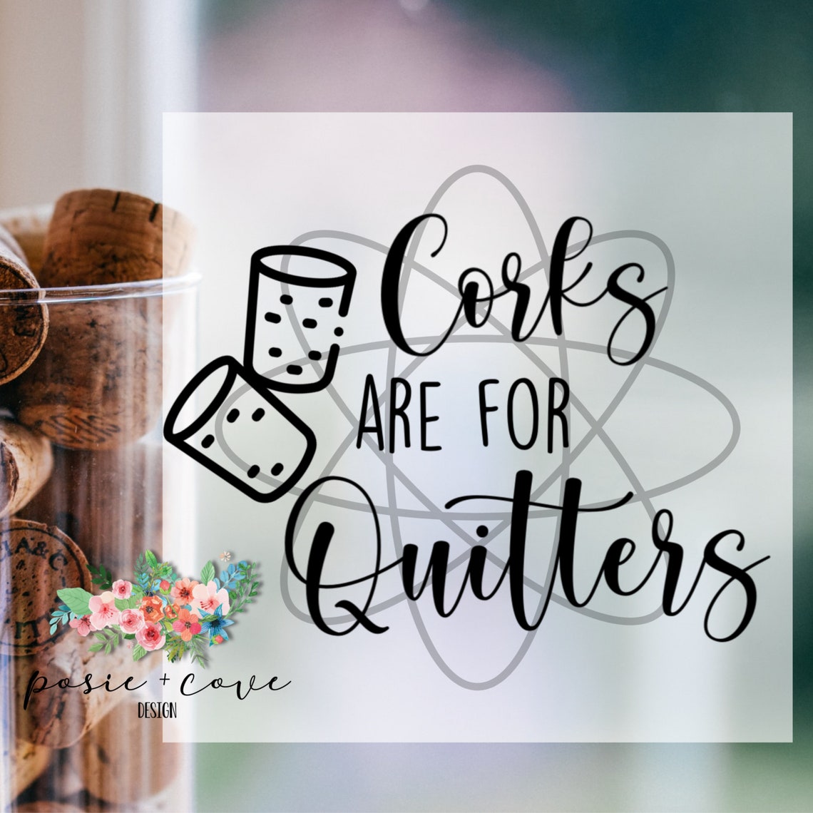 Corks Are for Quitters Svg Png Pdf Jpg. Etsy