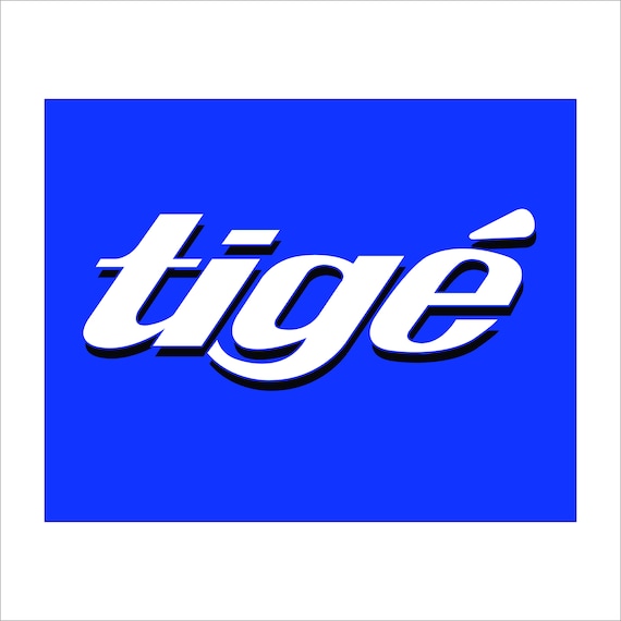 TIGE Boat Logo With Drop Shadow . Free Shipping. Etsy Australia