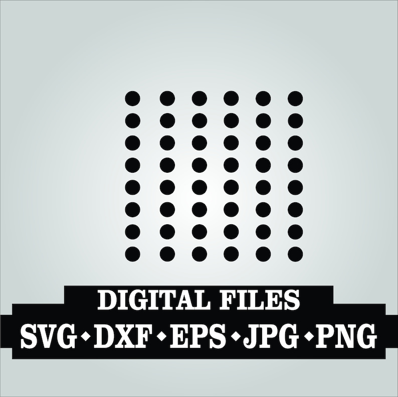 Polka Dots SVG Cut File Silhouette Cricut SVG DIGITAL File | Etsy