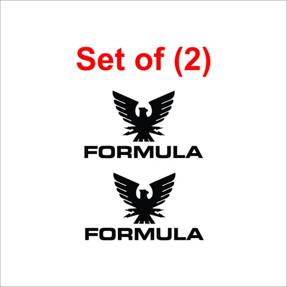 FORMULA boat logo Decal Pair of 2. Free Shipping. Etsy
