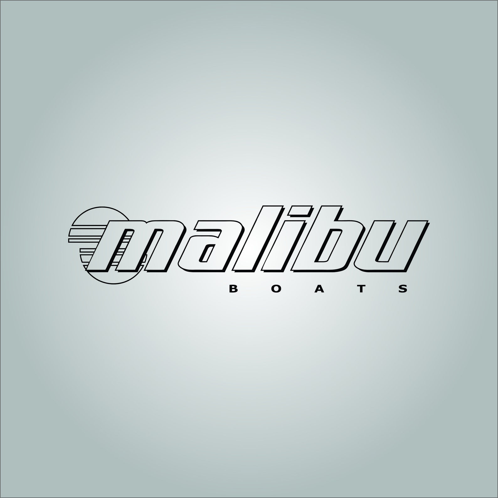 MALIBU Boat Logo Decal. Free Shipping. - Etsy