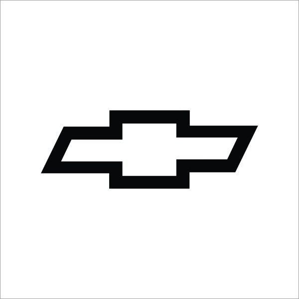 Chevy Bowtie logo Decal.  Free Shipping.