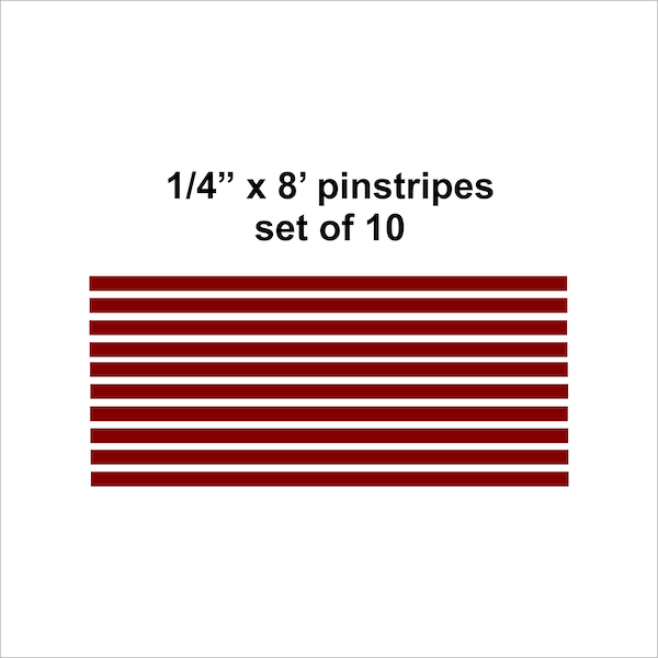 Vinyl Pinstripes.  Free Shipping.