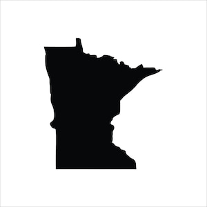 MINNESOTA state Decal.  Free Shipping.
