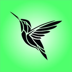 KOLIBRI TRIBAL Vinyl Aufkleber. Kostenloser Versand.