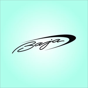BAJA logo Decal.  Free Shipping.