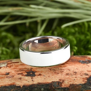 Simple wedding band women, Aesthetic enamel rings, Cute rings for women in 925 Sterling silver, Wedding jewelry for brides