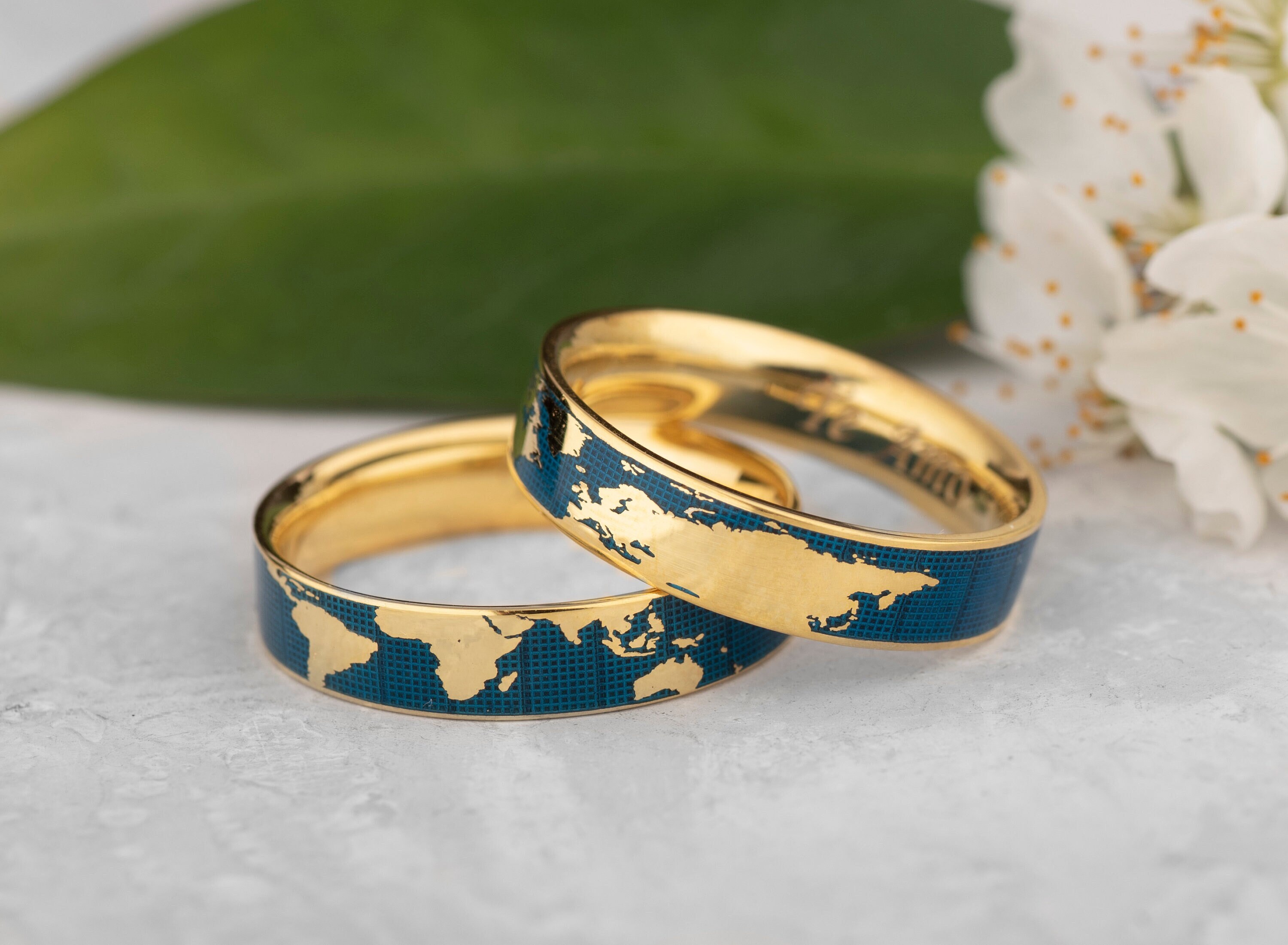 Anillos de mundo pareja hotsell
