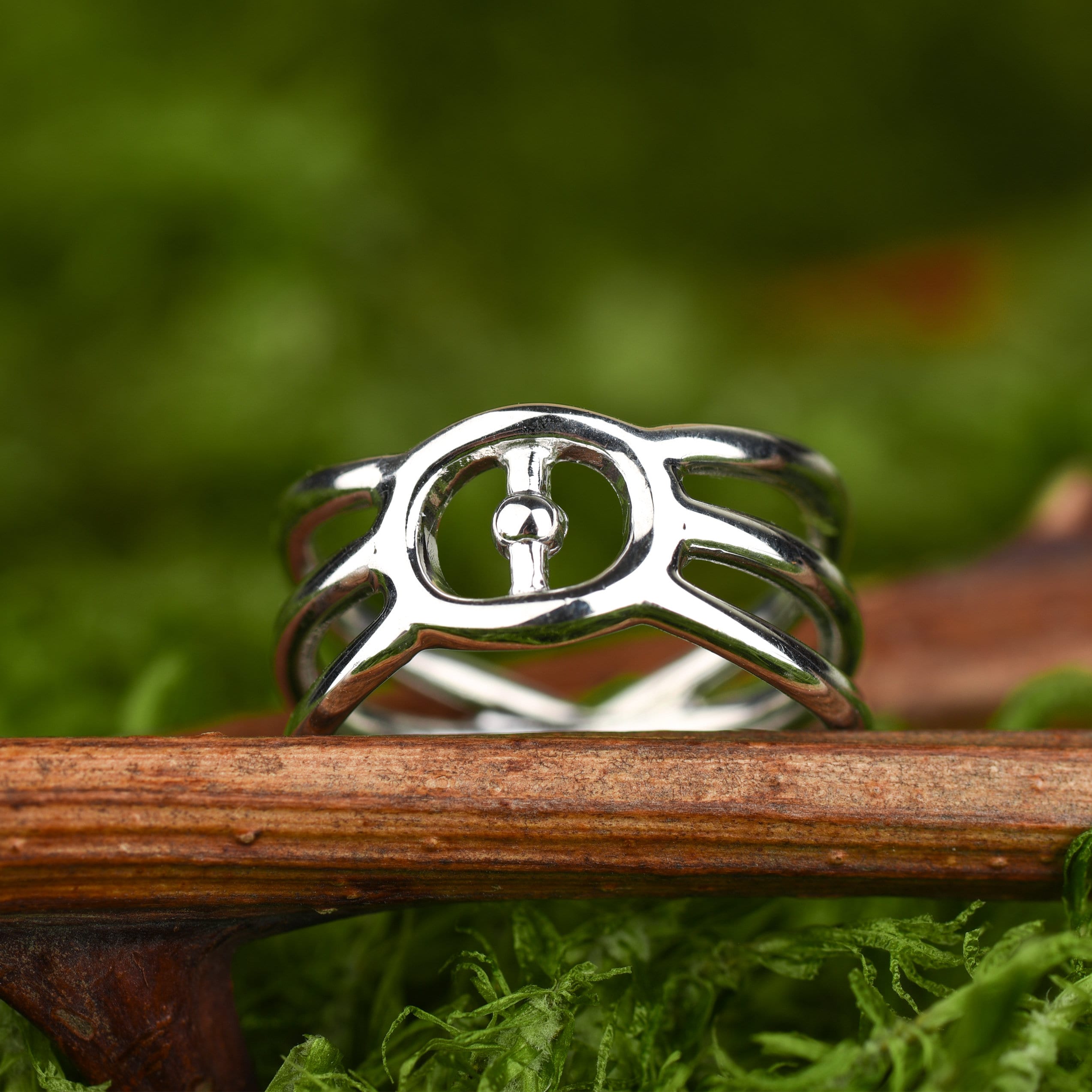 925 Sterling silver pinky ring women Spider wrap ring Silver Etsy