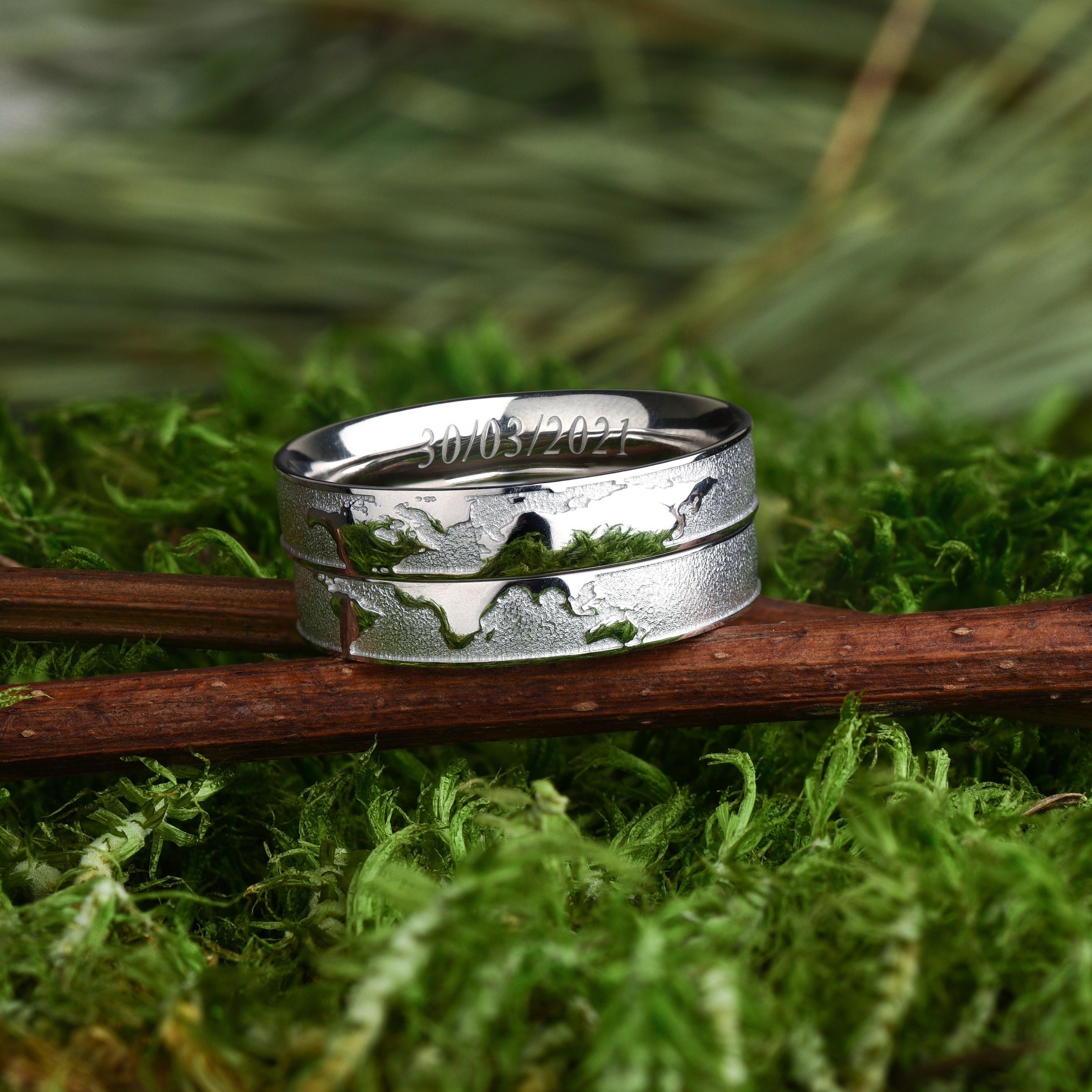 Long distance relationship rings hot sale