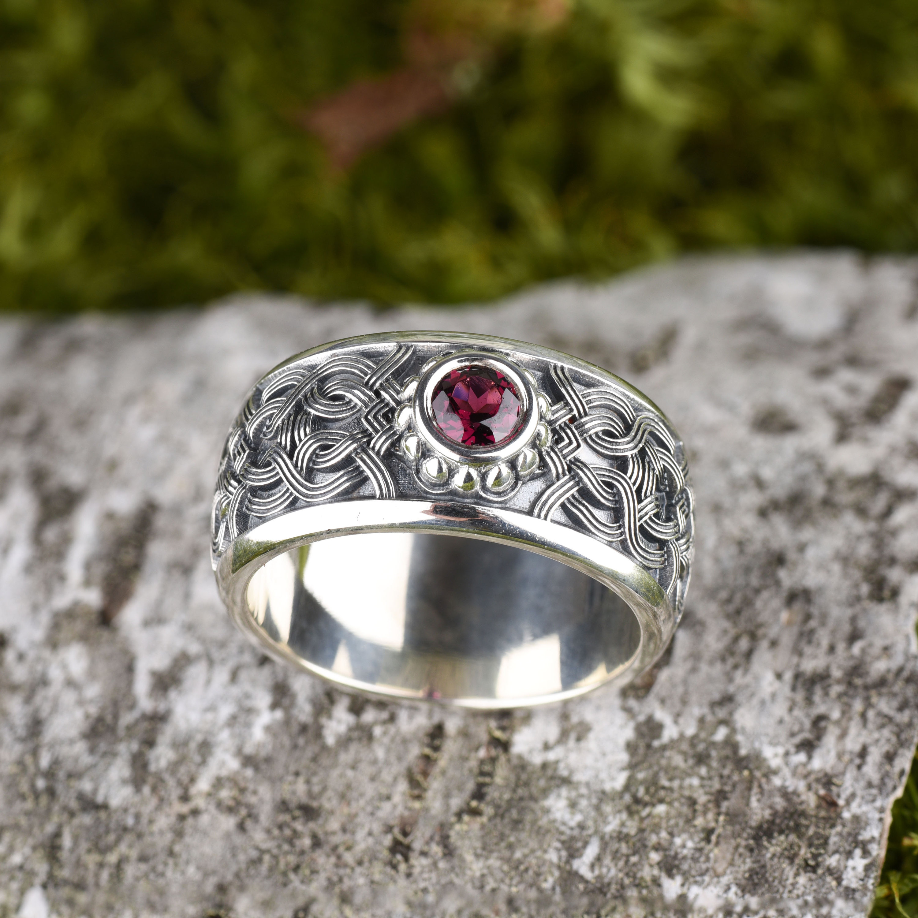 Norse ring for women Celtic engagement ring Nordic wedding Etsy