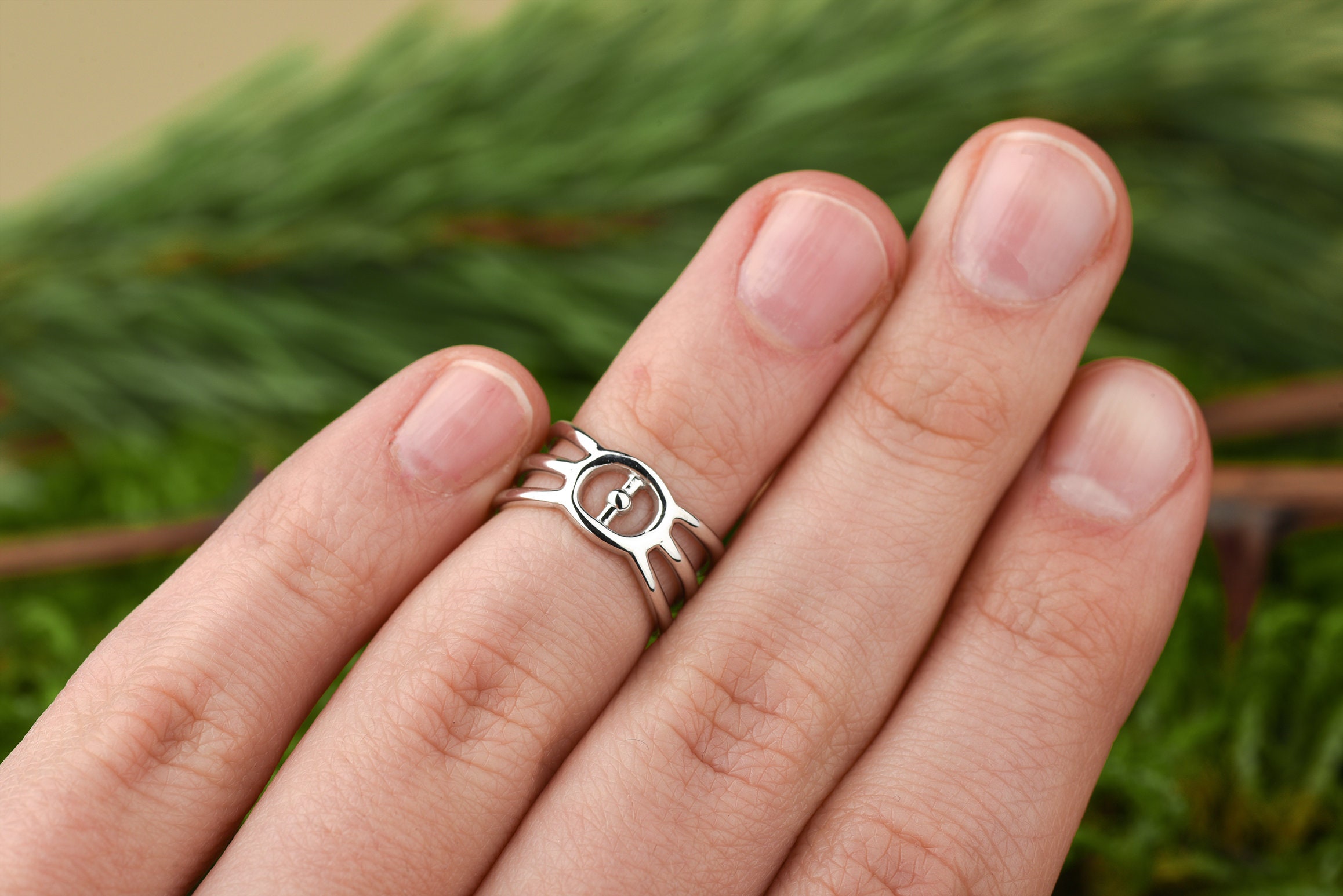 925 Sterling silver pinky ring women Spider wrap ring Silver Etsy