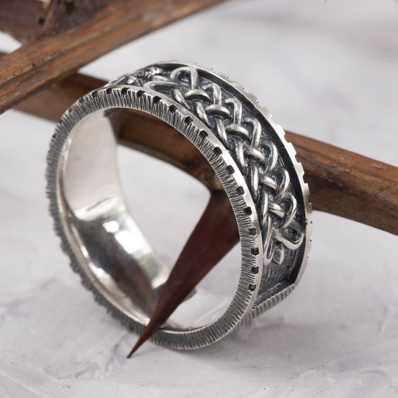 Sterling Silber Herren Ehering Set Tier seine und ihre Ring | Etsy