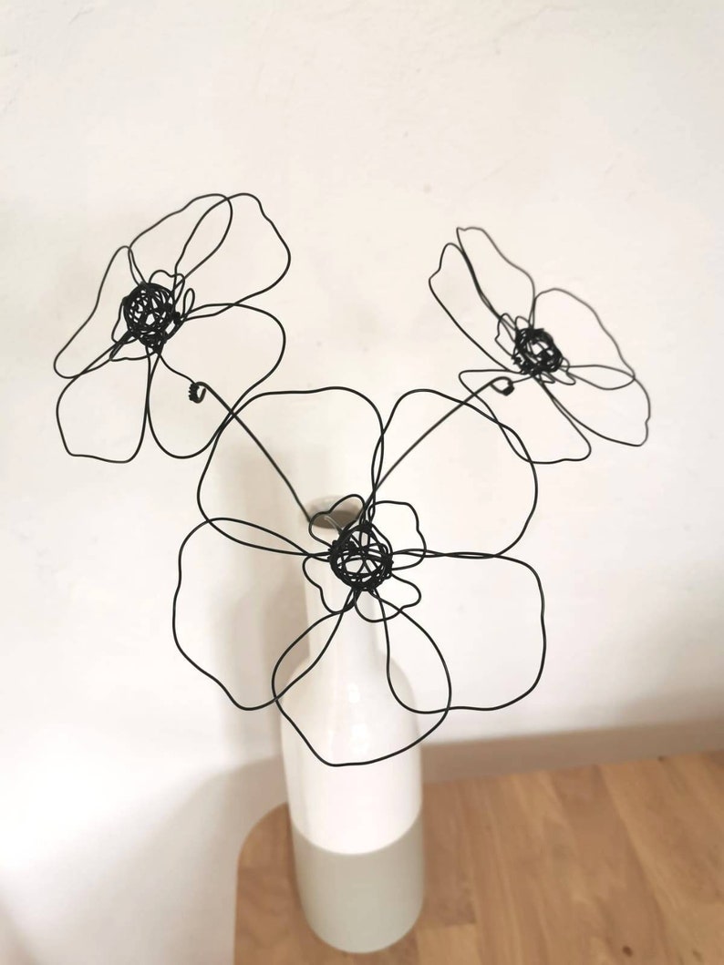 Corbeille à Papier Ronde En Fil De Fer Noir Sinxioer - Taille XXL, 20 Litres, Pour Bureau, Chambre Ou Salle De Bain Corbeille Fil Métallique Design