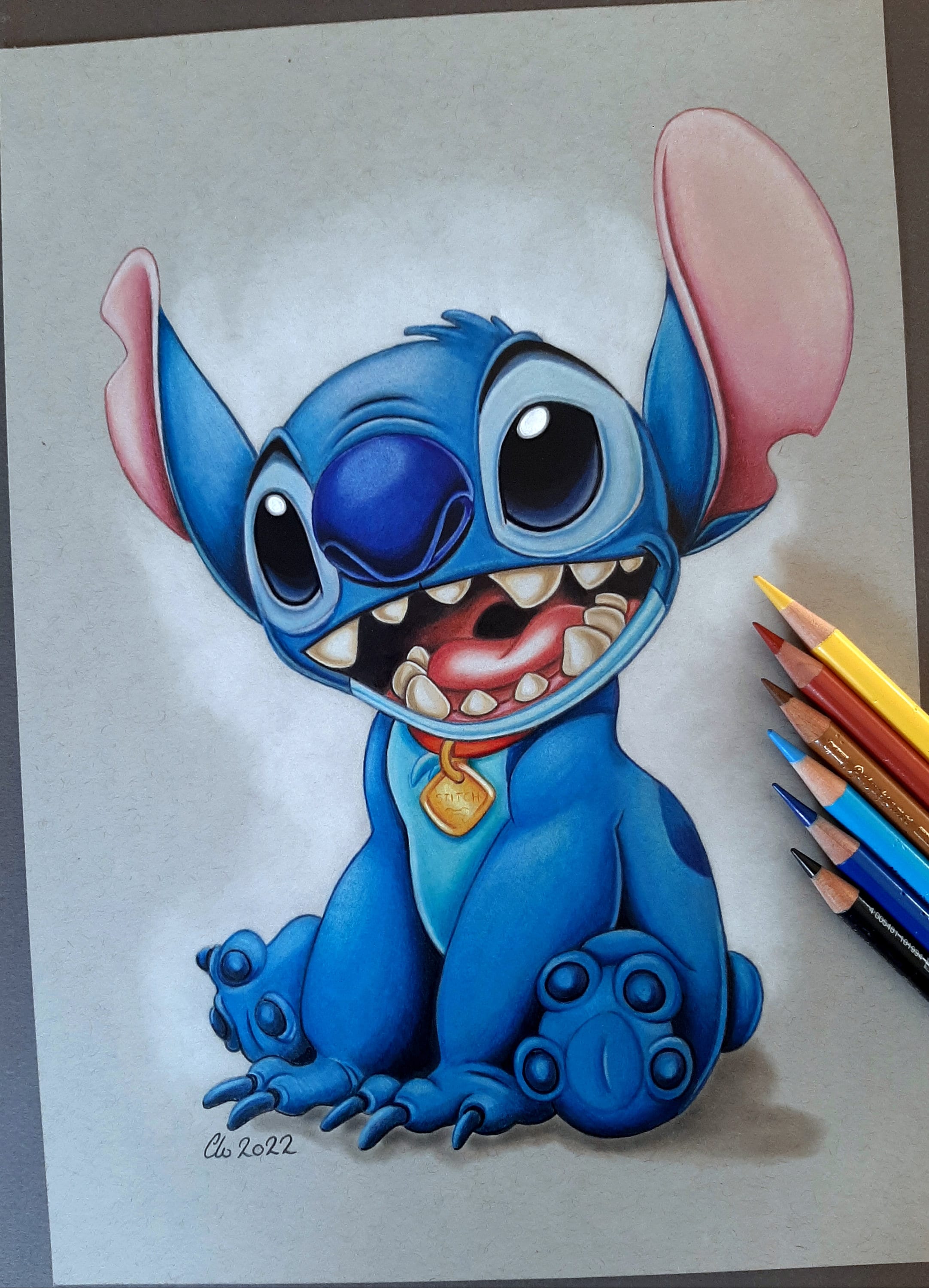 stitch!, stitch can draw too pencil on paper., steen