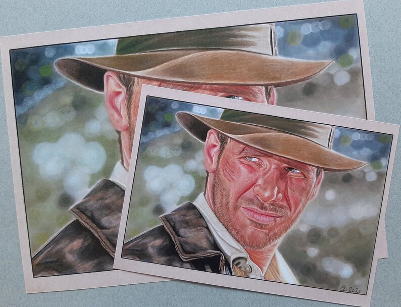 Print. Indiana Jones. Fanart. - Etsy