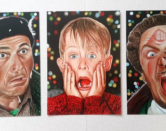 Kevin and the Wet bandits 3 set of prints.