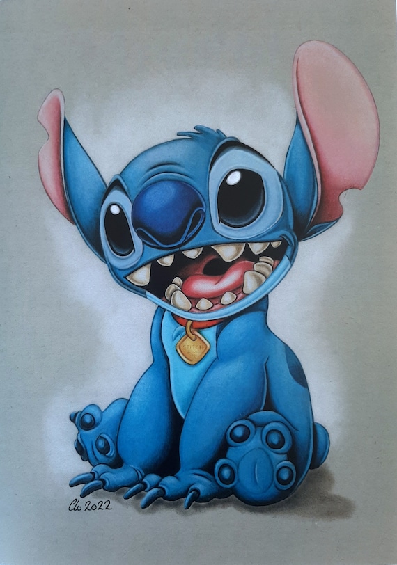 My Stitch fanart! : r/drawing