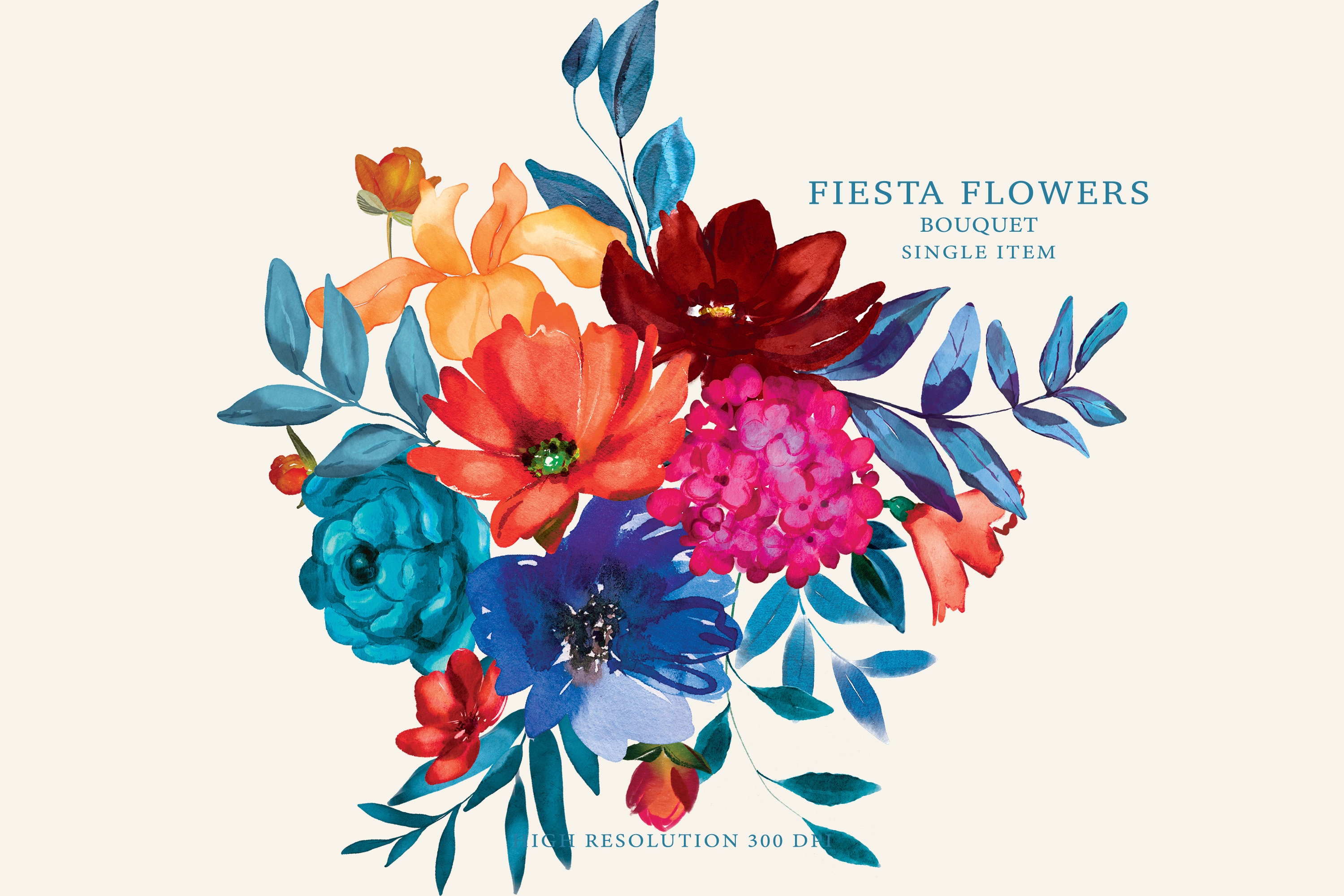 Fiesta Flower Clip Art