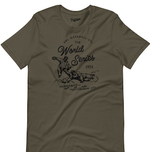 Licensed NLBM 1924 World Series Unisex T-Shirt Hilldale and Kansas City Monarchs Negro Leagues