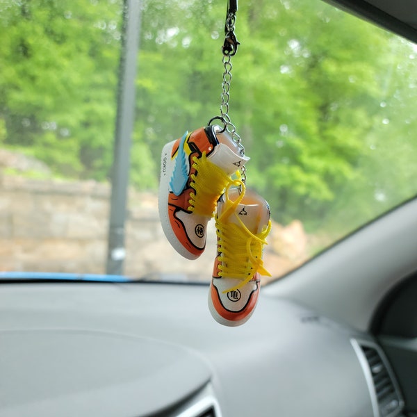 Anime-Inspired Sneaker Rearview Mirror Charm