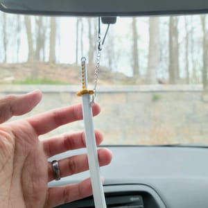 Rearview Mirror Charm: Samurai Sword