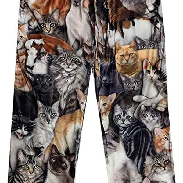 Brief Insanity All Over Cat UNISEX Lounge Pant