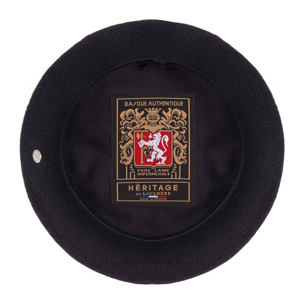 Laulhere Basque Authentique/ Fandango/ Vrai Basque 10" Made In France Anglobasque Wool Beret, Style#51