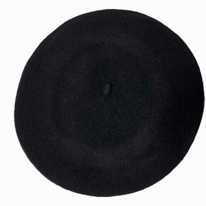 French Wool 11” Beret,UNISEX, Made In Europe-Best Seller!