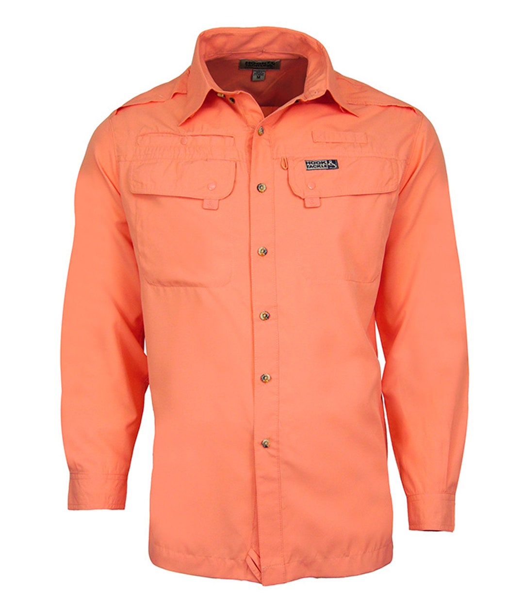 Hook & Tackle® Men's Seacliff 2.0 Long Sleeve Vented UV Sun Protection  Performance Fishing Shirt HTM01006L 