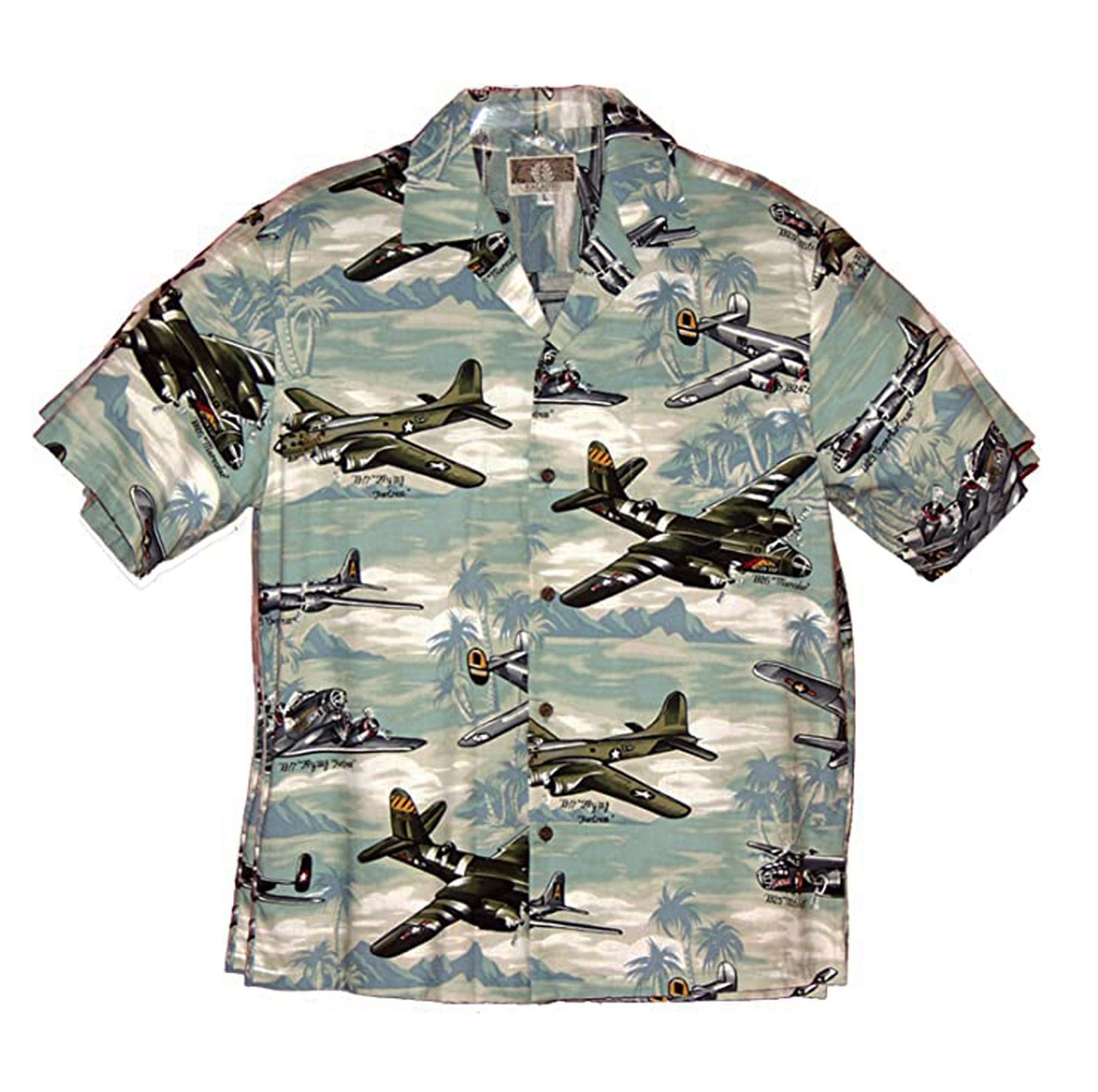 KALAHEO Men's Fighter Bomber Airplanes II Hawaiian Shirt Etsy