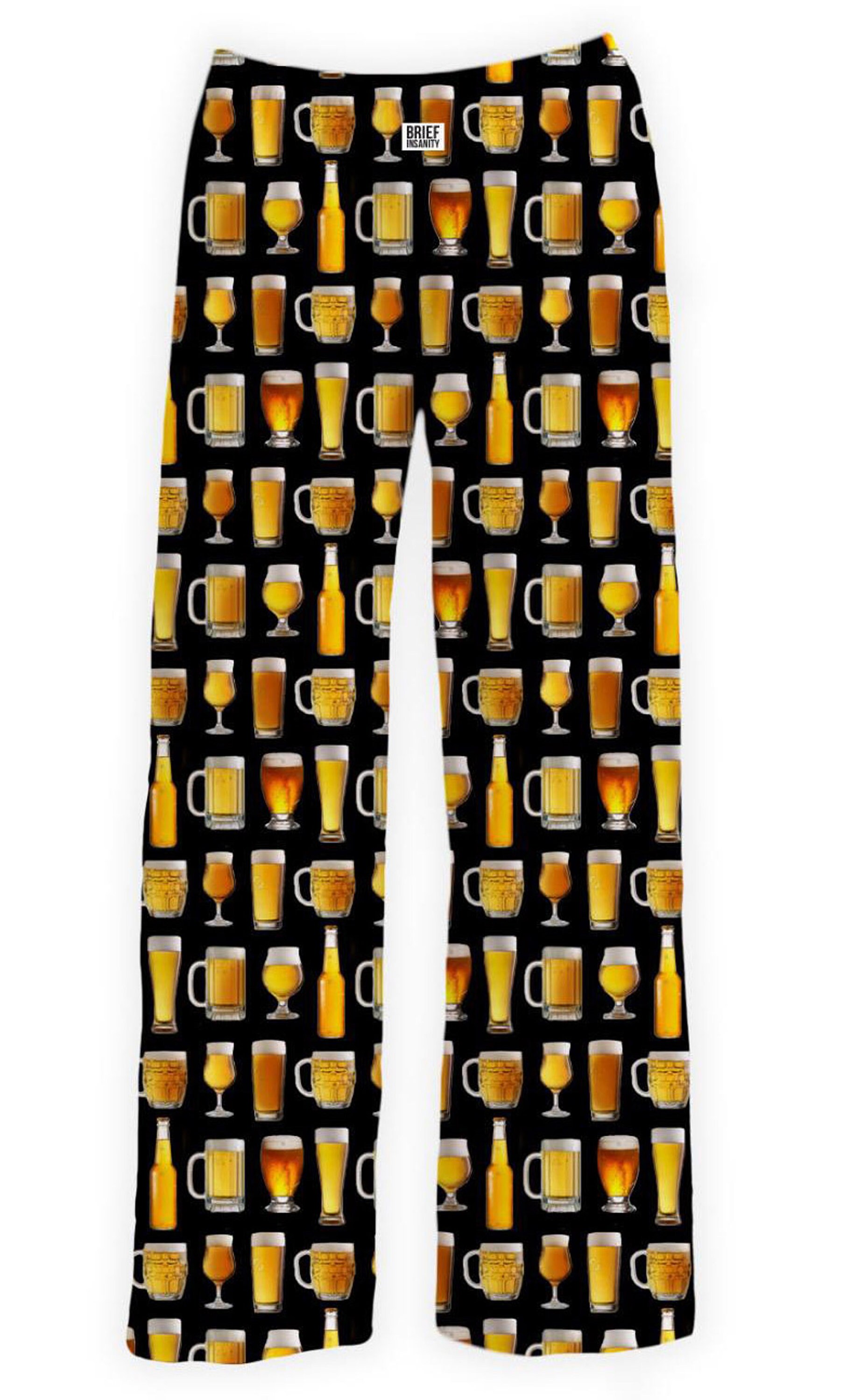 Mens beer pajama pants hot sale