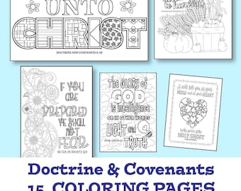 Regardez au Christ| Activité JJ pour les jeunes SDJ, Écritures de Doctrine et Alliances de l'Église de Jésus-Christ Primaire, Jeunes, Saint des derniers jours