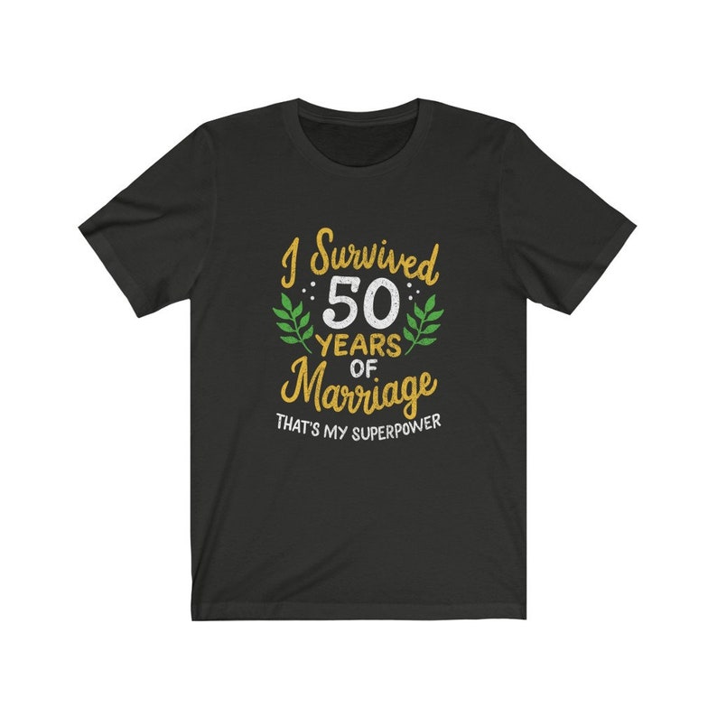 50th Wedding Gift Unisex Clothing 2 I Survived 50 Years of Marriage Anniversary Shirt 50th Year Anniversary Gift