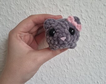 sad meme hamster plushie small, crochet/selfmade amigurumi