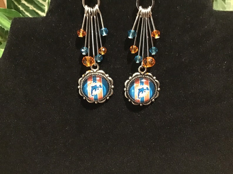 Miami Dolphin Earrings