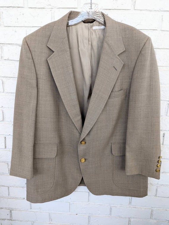 Vintage Men's Tan  Sport  Coat.  LACROSSE Tailored