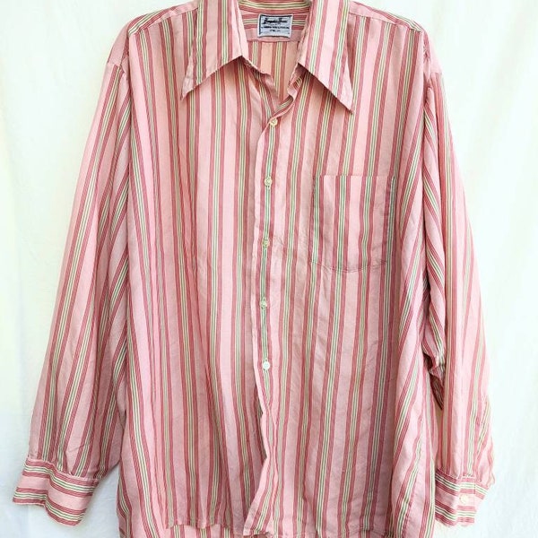 70s Big Collar Shirt - Etsy