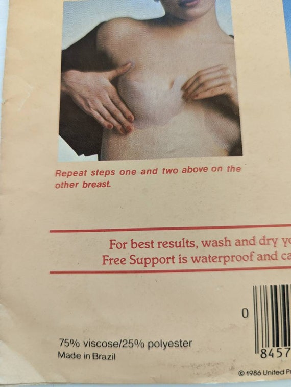 1980s Self Adhesive Free Support alternative Bra.… - image 3