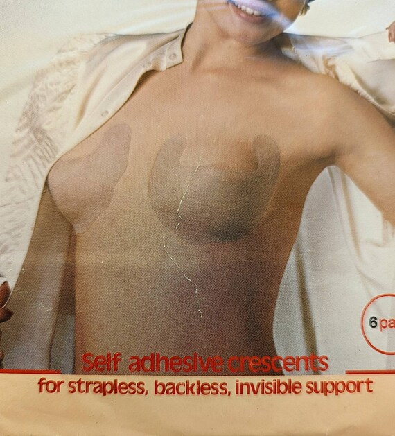 1980s Self Adhesive Free Support alternative Bra.… - image 4