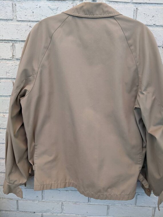 80s Alligator Brand Tan Windbreaker Rain Jacket O… - image 3