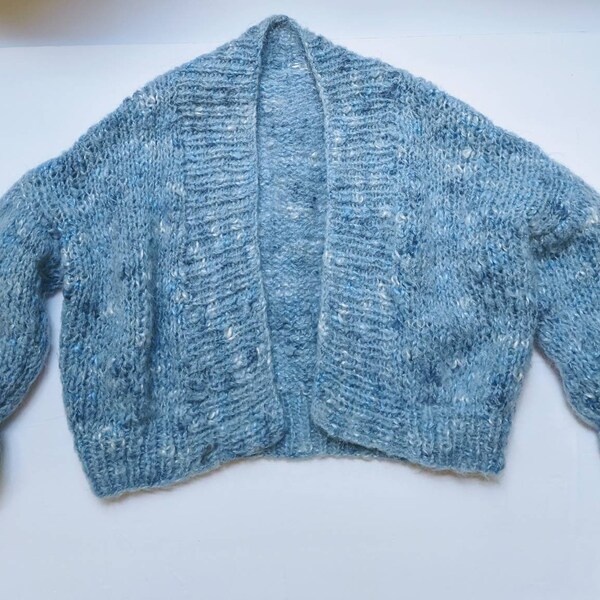 Blue Mohair Sweater Etsy