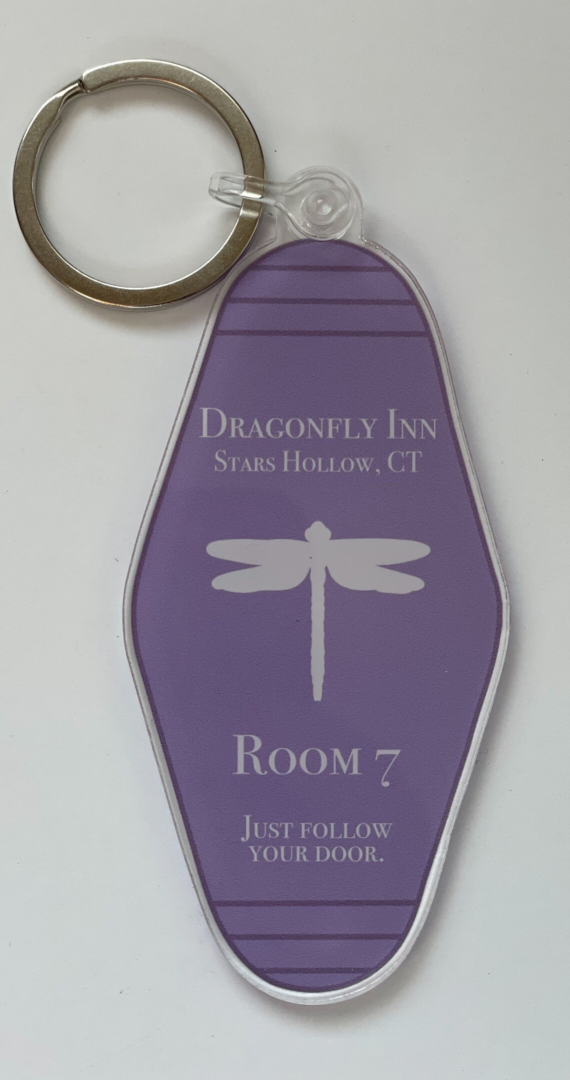 Dragonfly Inn Room Keychain Gilmore Girls Motel Keychain Etsy