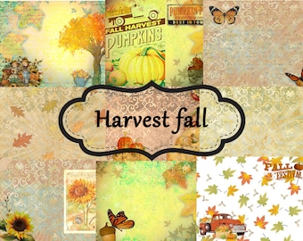 Cosecha Fall Junk Journal Paper Pack Collage Mixed Media