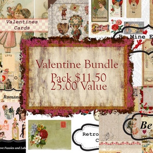 Valentine Bundle Junk Journal kits